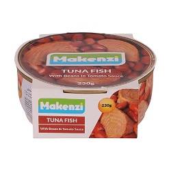 مکنزی کنسرو لوبیا با تن ماهی 230گرم